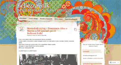 Desktop Screenshot of bellezzafolk.wordpress.com