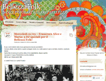 Tablet Screenshot of bellezzafolk.wordpress.com
