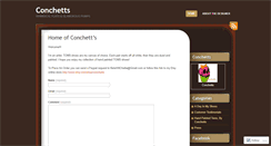 Desktop Screenshot of conchetts.wordpress.com