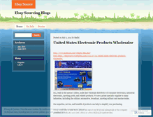Tablet Screenshot of ebaysource.wordpress.com