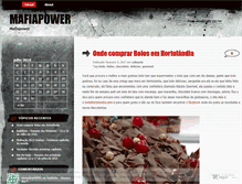 Tablet Screenshot of mafiapower.wordpress.com