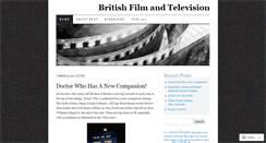 Desktop Screenshot of britishfilmandtelevision.wordpress.com