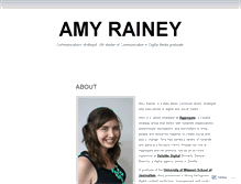 Tablet Screenshot of amyrainey.wordpress.com