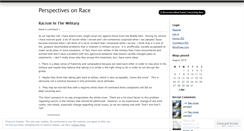 Desktop Screenshot of perspectivesonrace.wordpress.com