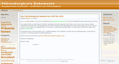 Desktop Screenshot of foehrenbergkreisdokumente.wordpress.com