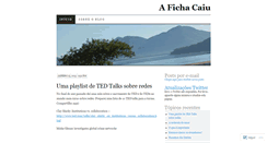 Desktop Screenshot of afichacaiu.wordpress.com