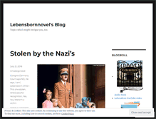 Tablet Screenshot of lebensbornnovel.wordpress.com