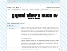 Tablet Screenshot of gta4news.wordpress.com