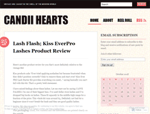 Tablet Screenshot of candiihearts.wordpress.com