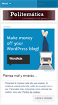 Mobile Screenshot of politematica.wordpress.com