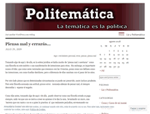 Tablet Screenshot of politematica.wordpress.com