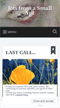 Mobile Screenshot of jotsfromasmallapt.wordpress.com