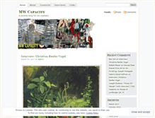 Tablet Screenshot of mwcapacity.wordpress.com
