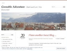 Tablet Screenshot of grenobleadventure.wordpress.com