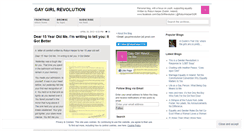 Desktop Screenshot of gaygirlrev.wordpress.com