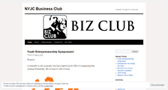 Desktop Screenshot of nyjcbusinessclub.wordpress.com