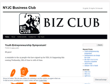 Tablet Screenshot of nyjcbusinessclub.wordpress.com