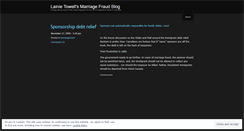 Desktop Screenshot of lainietowell.wordpress.com
