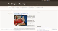 Desktop Screenshot of fireextinguisherservicing.wordpress.com