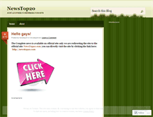 Tablet Screenshot of newstop20.wordpress.com