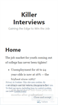 Mobile Screenshot of killerinterviews.wordpress.com