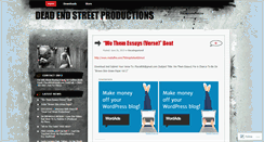 Desktop Screenshot of deadendstreetprod.wordpress.com