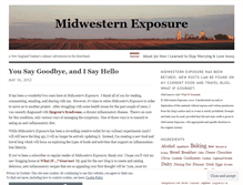 Tablet Screenshot of midwesternexposure.wordpress.com