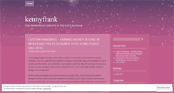 Desktop Screenshot of kennyfrank.wordpress.com