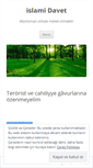 Mobile Screenshot of islamidavet.wordpress.com