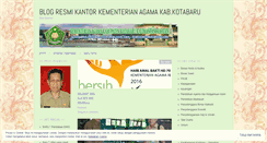 Desktop Screenshot of kemenagkotabaru.wordpress.com