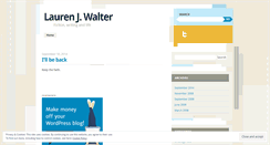 Desktop Screenshot of ljwwrites.wordpress.com