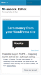 Mobile Screenshot of mhancockeditor.wordpress.com