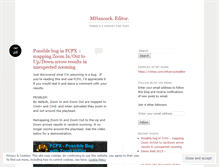 Tablet Screenshot of mhancockeditor.wordpress.com