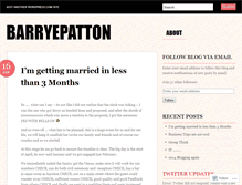 Tablet Screenshot of barryepatton.wordpress.com