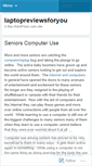 Mobile Screenshot of laptopreviewsforyou.wordpress.com