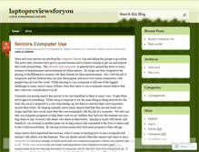 Tablet Screenshot of laptopreviewsforyou.wordpress.com