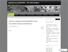 Tablet Screenshot of ankaraheykelleri.wordpress.com