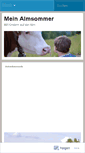 Mobile Screenshot of almsommer.wordpress.com