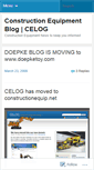 Mobile Screenshot of constructionequipment.wordpress.com
