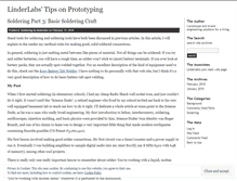 Tablet Screenshot of linderlabs.wordpress.com