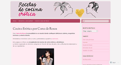 Desktop Screenshot of camaderosas.wordpress.com