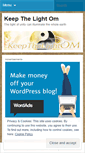 Mobile Screenshot of keepthelightom.wordpress.com