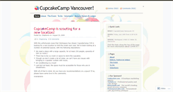 Desktop Screenshot of cupcakecampyvr.wordpress.com