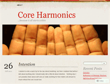 Tablet Screenshot of coreharmonics.wordpress.com