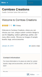 Mobile Screenshot of corntosscreations.wordpress.com