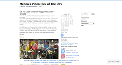 Desktop Screenshot of medeasvidpicks.wordpress.com