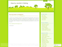 Tablet Screenshot of glassbyjennifer.wordpress.com