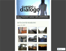 Tablet Screenshot of cuerpoydialogo.wordpress.com