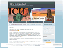 Tablet Screenshot of icubook.wordpress.com