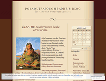 Tablet Screenshot of poraquipasocompadre.wordpress.com